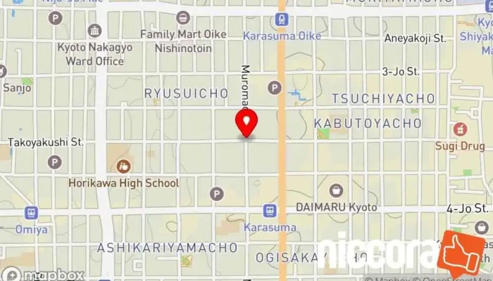 の地図 有限会社ダイコンサルティング コンサルタント で 京都市