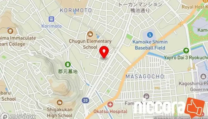 の地図 有限会社ディーディーイー総合研究所 不動産管理会社 で 鹿児島市