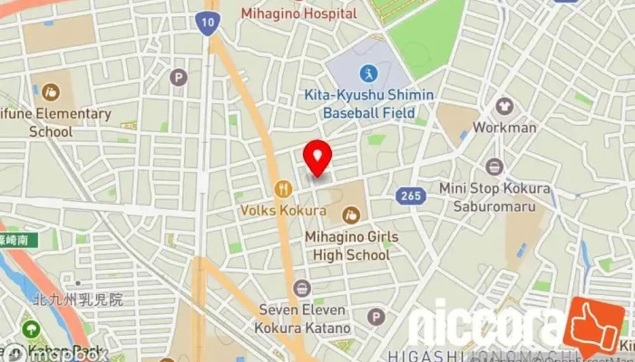 の地図 有限会社 インテリジェントパーク ソフトウェア企業, 企業経営コンサルタント, IT コンサルタント で 北九州市
