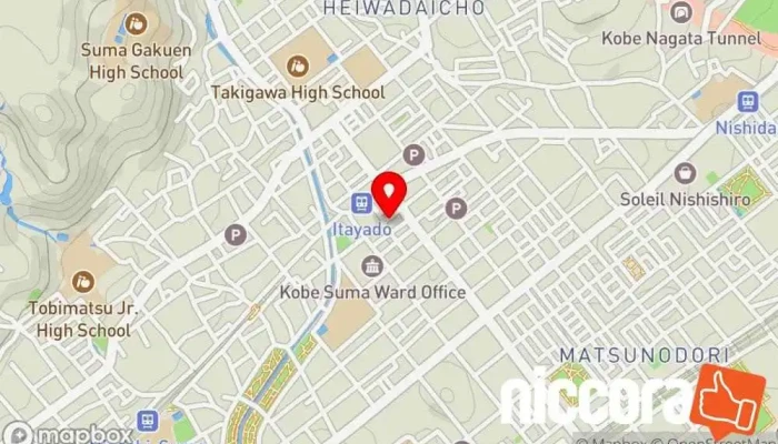 の地図 有限会社オフィスミナル ウェブ デザイナー, IT コンサルタント, コンピューター サポート、サービス, ソフトウェア企業, ビデオ制作サービス で 神戸市