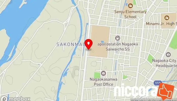 の地図 （有）新潟情報機サービス コンピュータ ソフトウェア専門店 で 長岡市