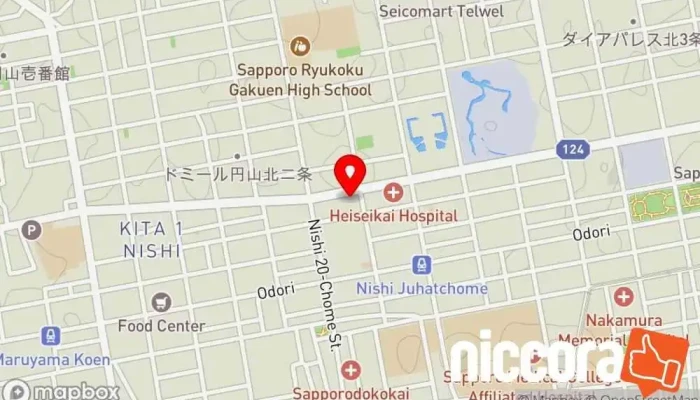 の地図 ㈲エスキューブテクノロジー ソフトウェア企業 で 札幌市