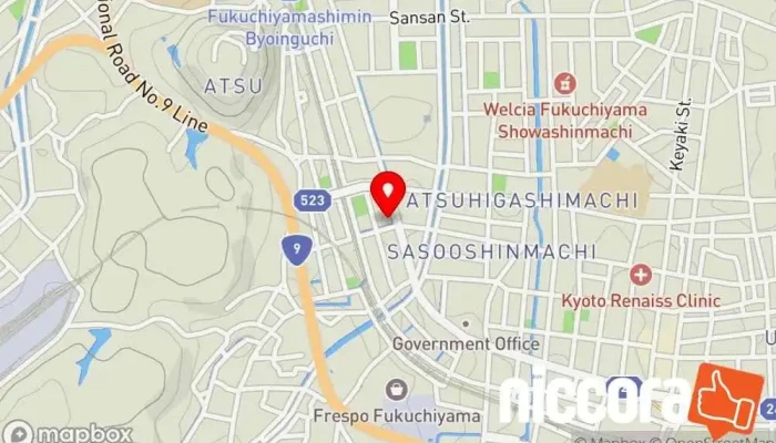 の地図 （有）ケーアイエスコミュニケーションズ リサイクル ショップ, 中古パソコン店 で 福知山市