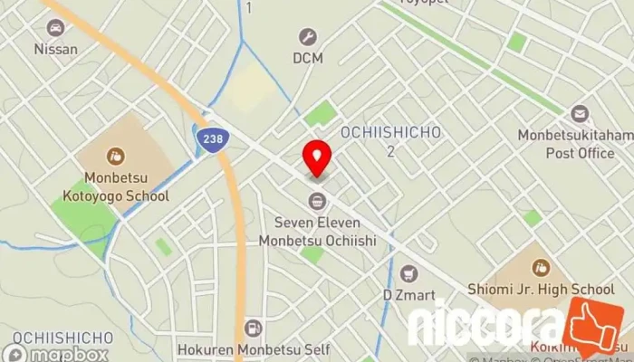 の地図 ㈲マツデン パソコンショップ で 紋別市