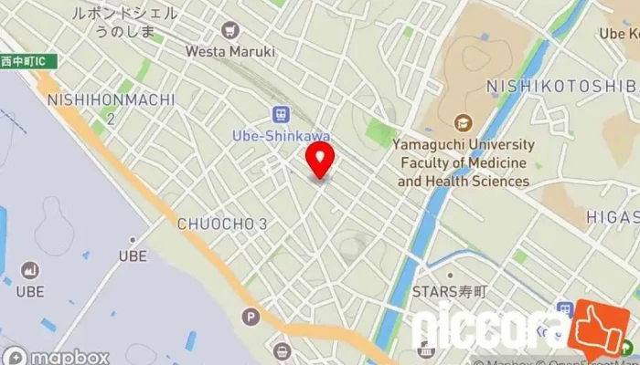 の地図 （有）トラステック ソフトウェア企業 で 宇部市