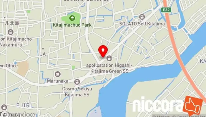 の地図 (有)ユウ・アイ・コンサルティング 生命保険代理店 で 北島町
