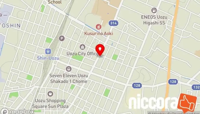 の地図 魚津どっとねっと コンピューター サポート、サービス, パソコン修理店, コンピュータ教室 で 魚津市