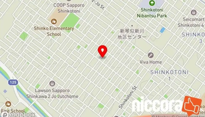 の地図 札幌ITソリューションズ IT コンサルタント, ソフトウェア企業, ウェブ デザイナー で 札幌市北区