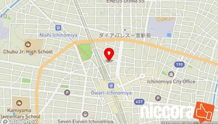 の地図 中部ビジネスコンサルタント㈱ 建築設計事務所 で 一宮市