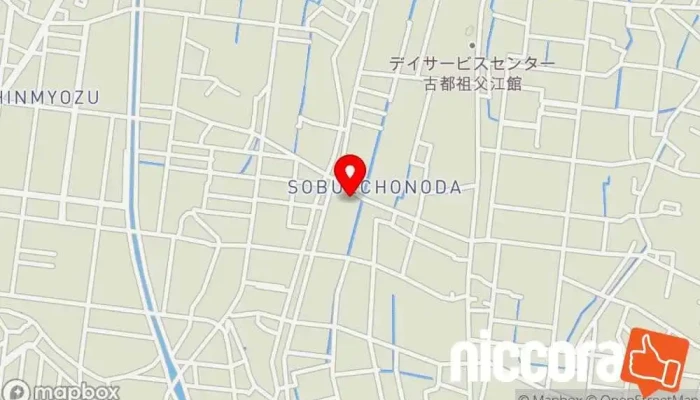 の地図 ㈱愛知尾張商業 企業のオフィス, 企業間取引業, IT コンサルタント, コンピュータ ソフトウェア専門店, コンピューター サポート、サービス, セキュリティー システム販売業者 で 稲沢市