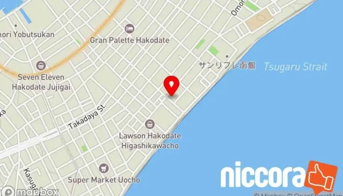 の地図 ㈱北斗 函館事業所 電子部品製造業者 で 函館市