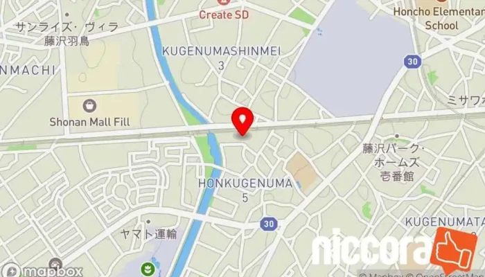 の地図 助成金コンサルタント IT コンサルタント で 藤沢市