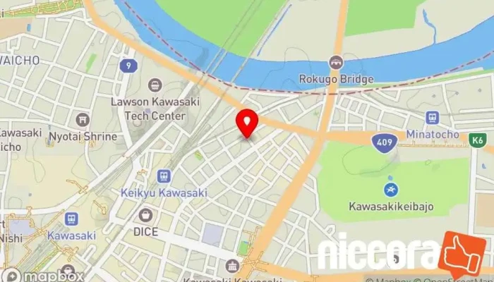 の地図 （株）川崎設計 建築設計事務所 で 川崎市