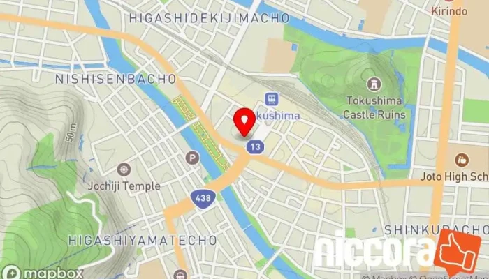 の地図 （株）徳島データサービス 人材派遣業 で 徳島市