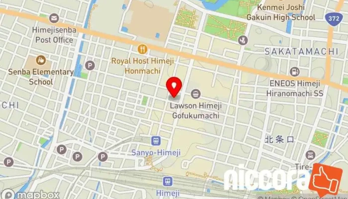 の地図 （株）帝国データバンク 姫路支店 企業のオフィス で 姫路市
