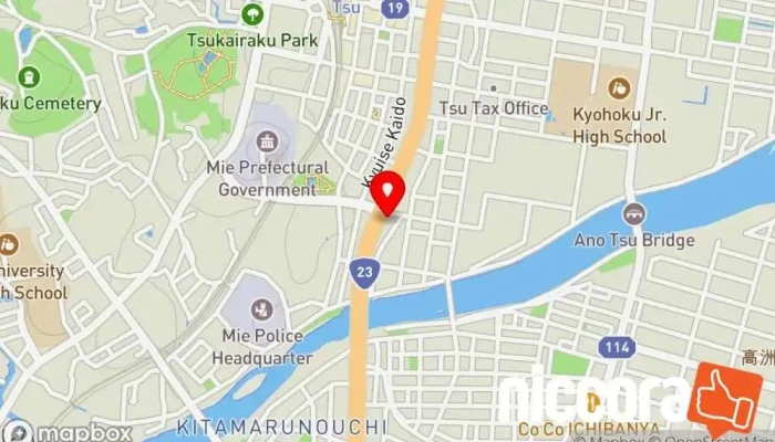 の地図 （株）東京商工リサーチ 津支店 信用調査機関 で 津市