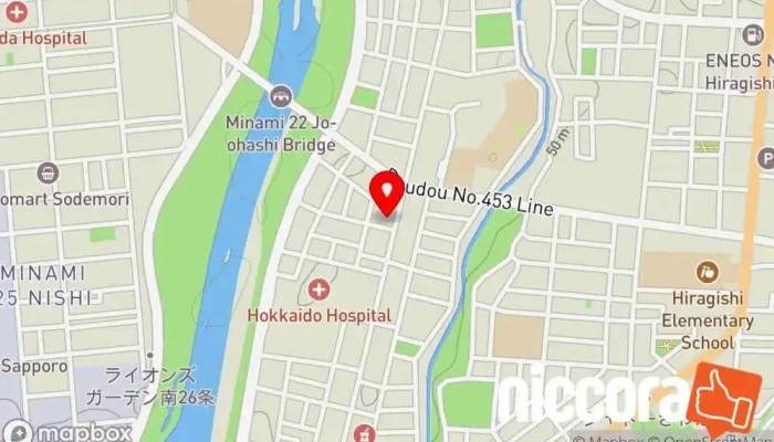 の地図 ㈱共栄オフィスシステム IT コンサルタント, 広告代理店, パソコン修理店, 電子機器修理店 で 札幌市