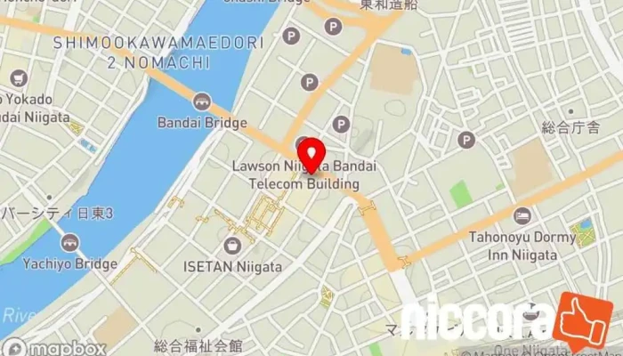 の地図 （株）日本デジタル研究所 新潟営業所 研究機関 で 新潟市