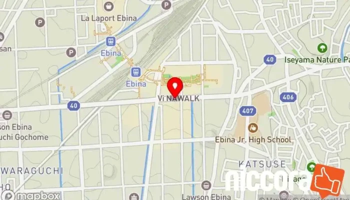の地図 （株）日本コンピュータ開発 海老名支店 ソフトウェア企業 で 海老名市
