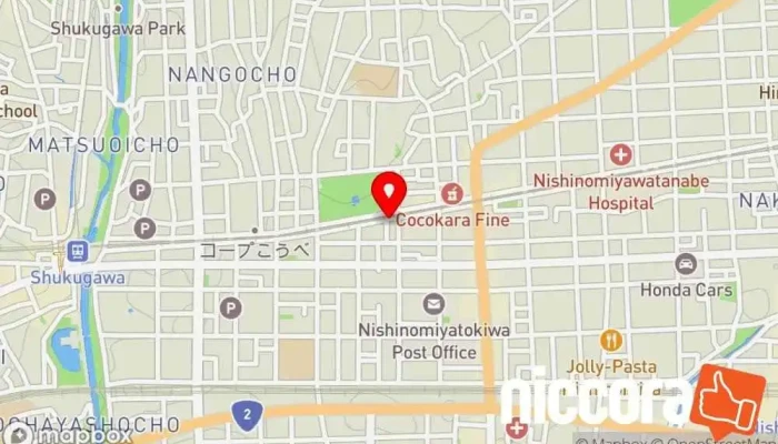 の地図 株式会社 日建コンサルタント 建築設計事務所 で 西宮市
