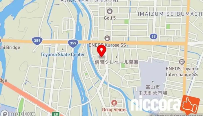 の地図 株式会社 時創 IT コンサルタント で 富山市