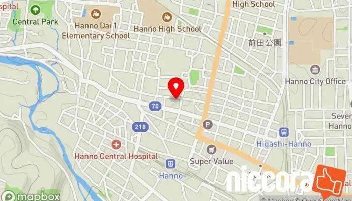 の地図 株式会社 武蔵野コンピューターコンサルタント ソフトウェア企業, 企業経営コンサルタント, IT コンサルタント で 飯能市