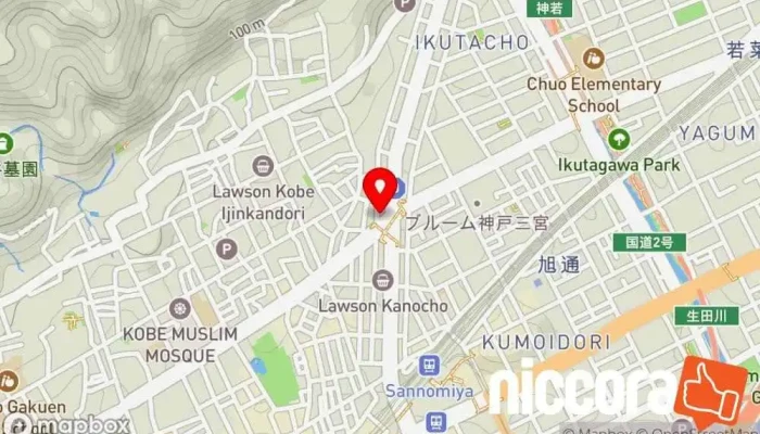 の地図 株式会社AandI（エーアンドアイ） IT コンサルタント で 神戸市