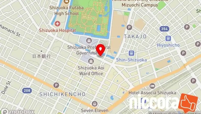 の地図 株式会社アリスマジック静岡ユニット IT コンサルタント で 静岡市