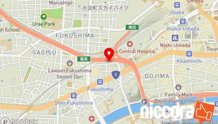 の地図 株式会社アセプト コンピューター サポート、サービス で 大阪市