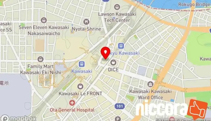の地図 株式会社バンブーウエイブ ソフトウェア企業, 企業経営コンサルタント, IT コンサルタント で 川崎市