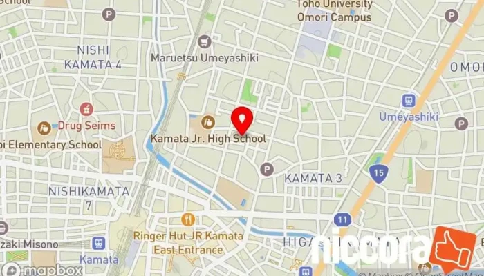 の地図 株式会社バリアント IT コンサルタント で 大田区