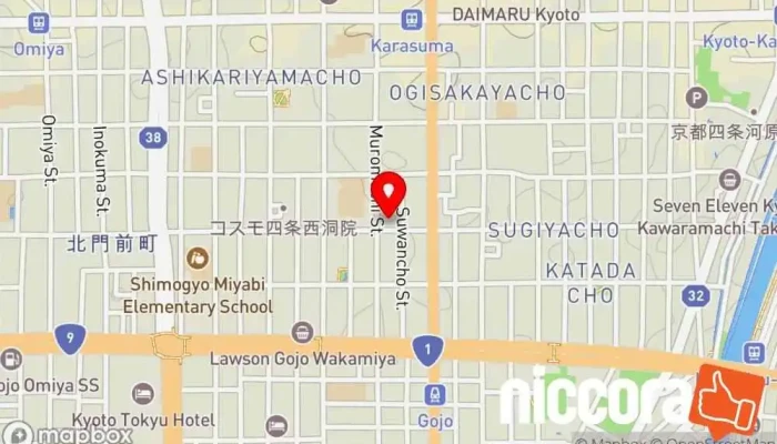 の地図 株式会社ベルコンピューティングシステム IT コンサルタント で 京都市