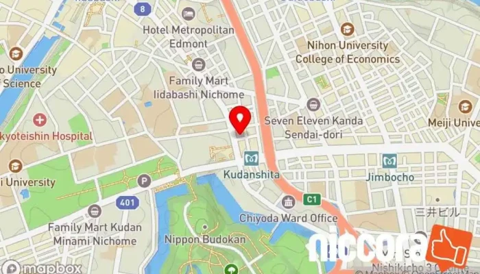 の地図 株式会社チームアップ 医療コンサルタント, 経営管理サービス, 企業経営コンサルタント, IT コンサルタント, 人事コンサルティング で 千代田区