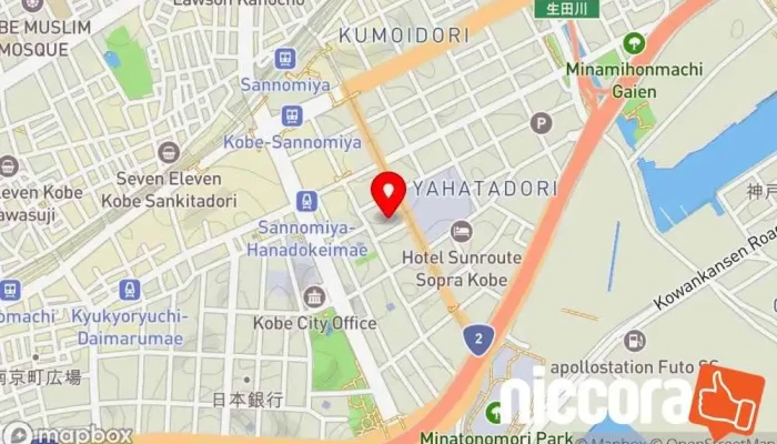 の地図 株式会社COSY IT コンサルタント で 神戸市