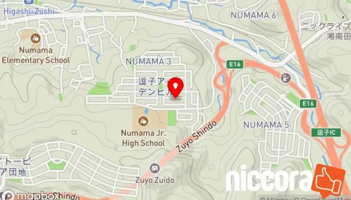 の地図 株式会社Cquick IT コンサルタント で 逗子市