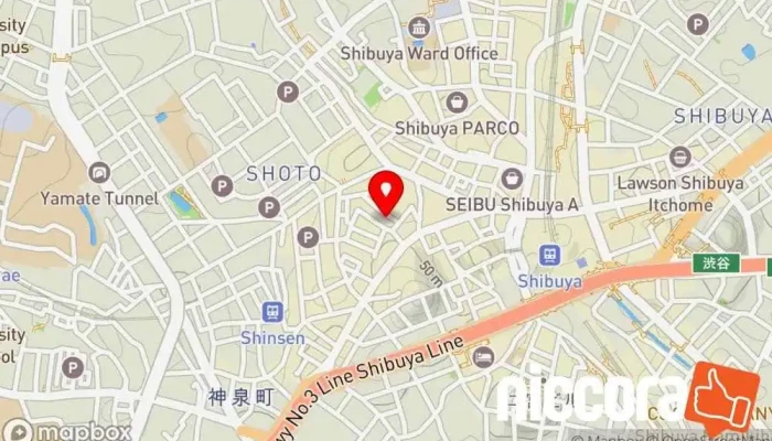 の地図 株式会社 D-GATE コンサルタント で 渋谷区