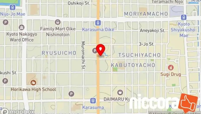 の地図 株式会社エイジェックスデジタルストラテジーズ IT コンサルタント で 京都市