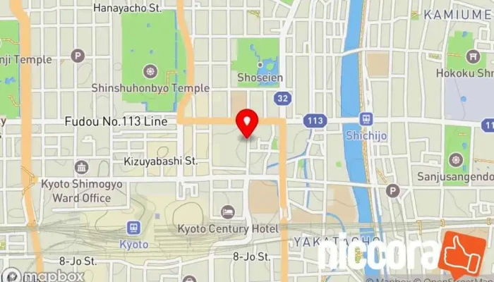の地図 株式会社ガーネット 京都本社 不動産開発業者 で 京都市