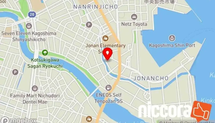 の地図 株式会社フコク 事業用不動産業者, IT コンサルタント で 鹿児島市