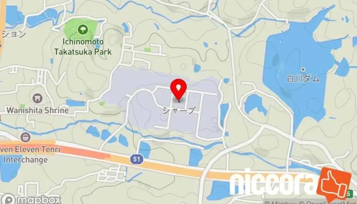 の地図 株式会社インタッチ 企業のオフィス で 天理市