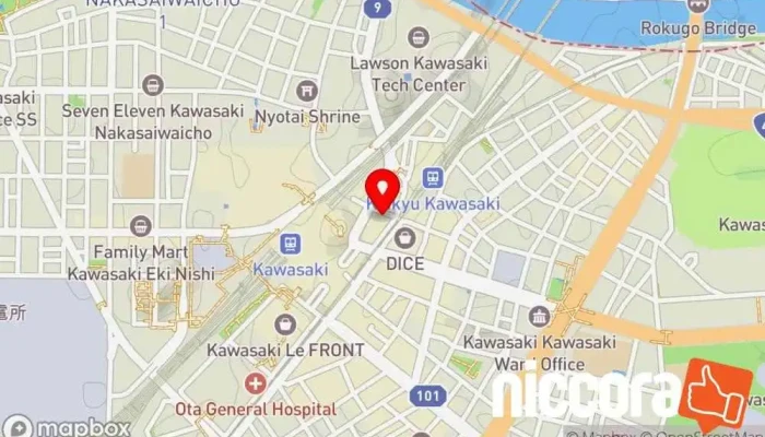 の地図 株式会社イレブンラボ ソフトウェア企業 で 川崎市