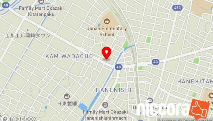 の地図 株式会社ＪＩコンサルティング 不動産仲介業 で 岡崎市
