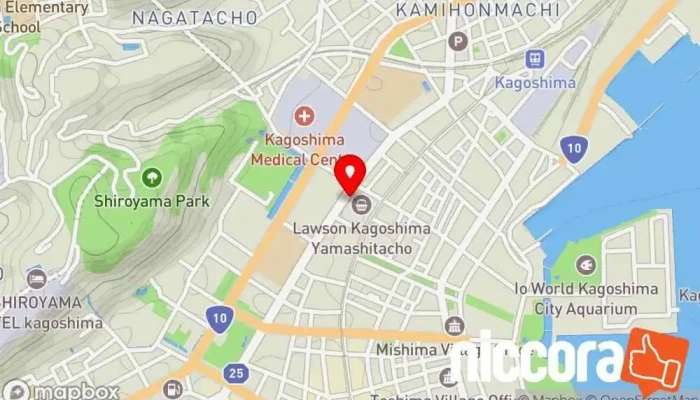 の地図 株式会社カナメン ウェブ デザイナー で 鹿児島市
