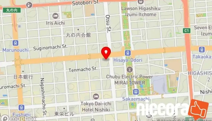 の地図 株式会社コネクティボ ソフトウェア企業, IT コンサルタント, コンピュータネットワーク企業, ウェブ デザイナー で 名古屋市