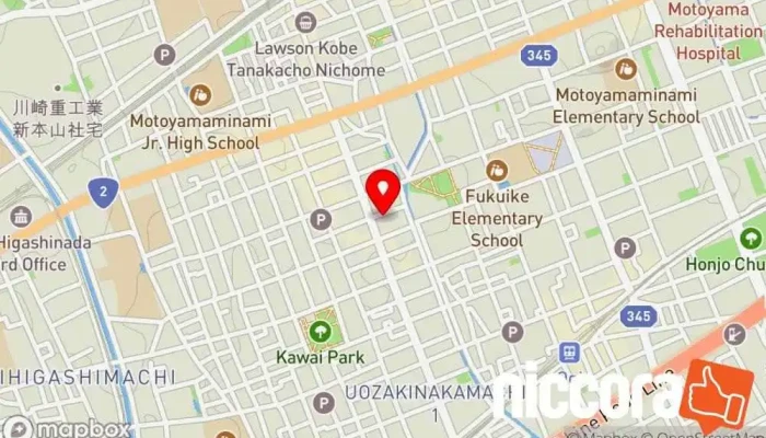 の地図 株式会社Mab 建築デザイナー, 建築設計, IT コンサルタント, インターネット マーケティング業, マーケティング コンサルタント で 神戸市