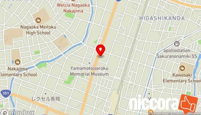 の地図 株式会社マルス 長岡支社 企業のオフィス で 長岡市