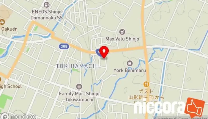 の地図 株式会社メビウス・ネットコム パソコン修理店, IT コンサルタント, デジタル印刷, 通信機器販売業者, ウェブ デザイナー で 新庄市