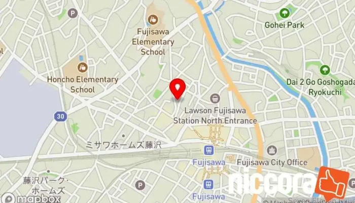 の地図 株式会社メイクオリジン IT コンサルタント で 藤沢市