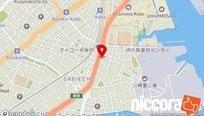 の地図 株式会社mqm IT コンサルタント で 神戸市
