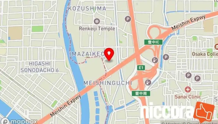 の地図 株式会社 NetShopConsultant ソフトウェア企業, 企業経営コンサルタント, IT コンサルタント, 店舗 で 豊中市